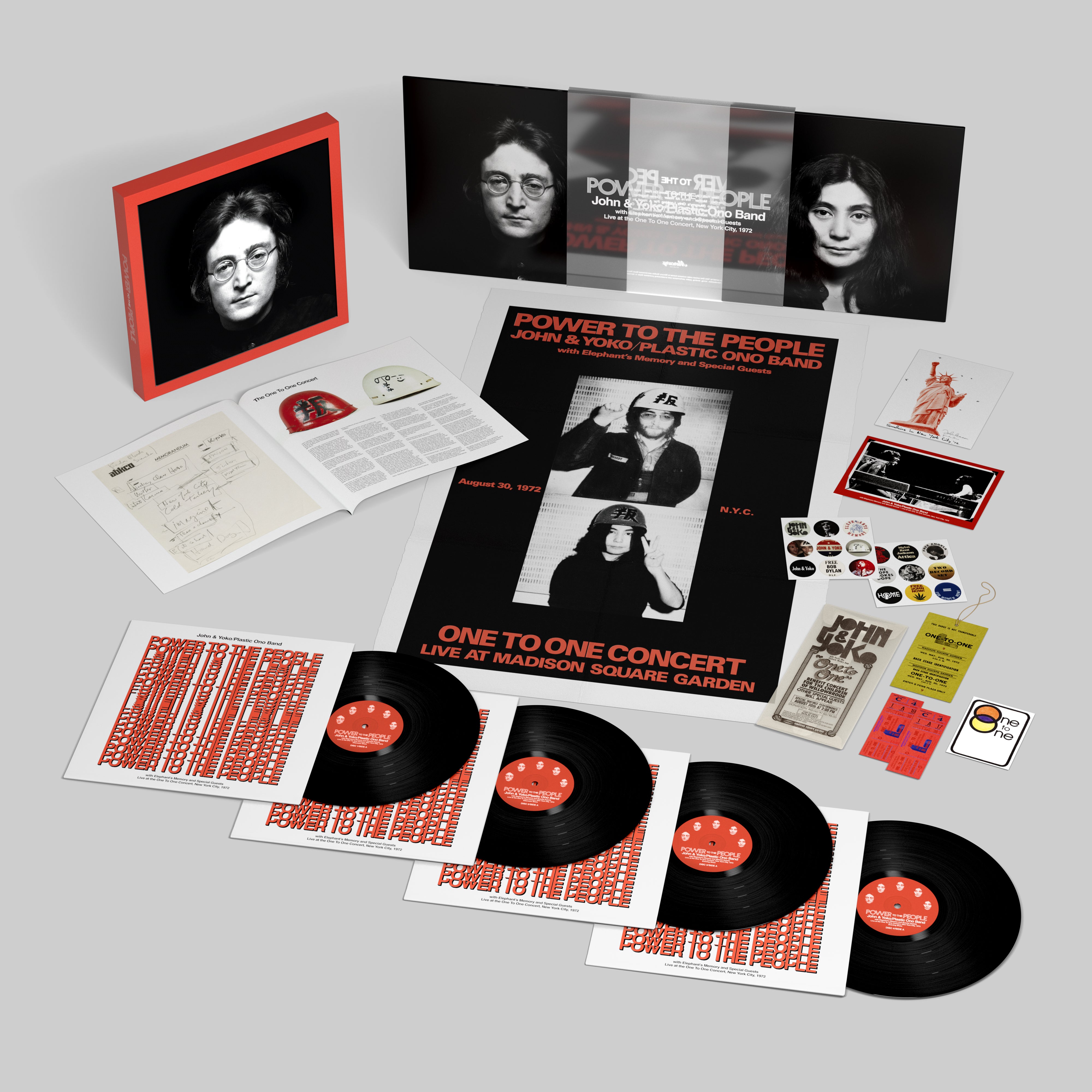 John Lennon & Yoko Ono - Power To The People 4LP - Abbey Road