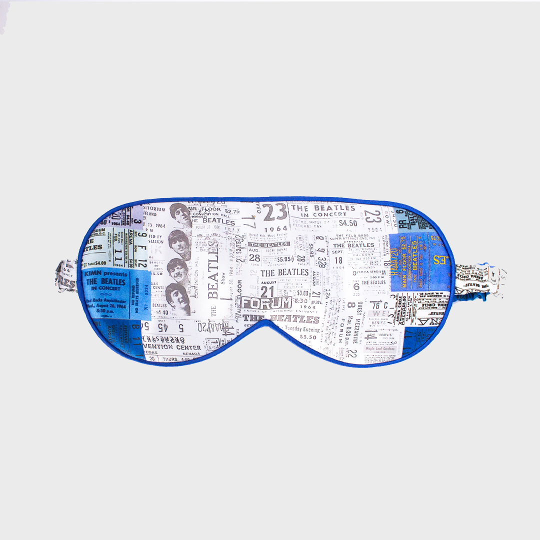 Abbey Road Studios - The Beatles Ticket Eye Mask - Blue