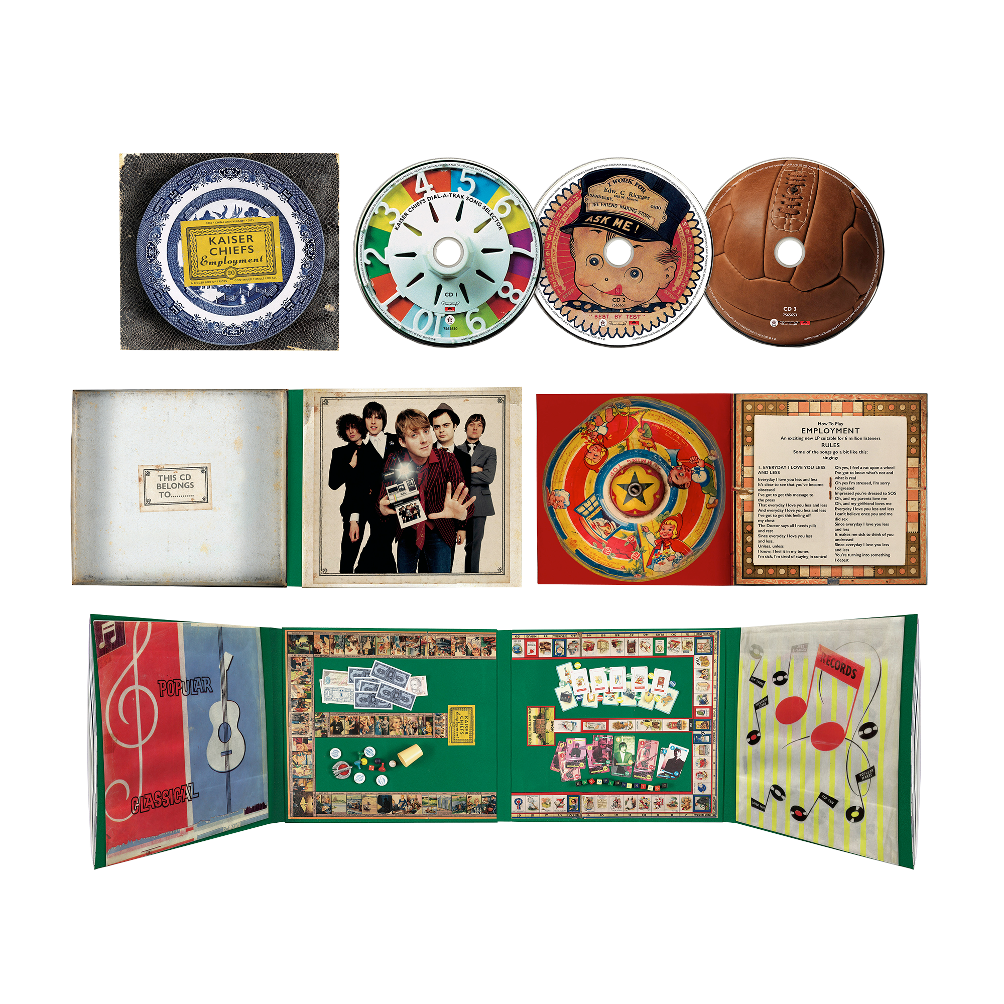 Kaiser Chiefs - Employment 20 (China Anniversary Edition): 3CD