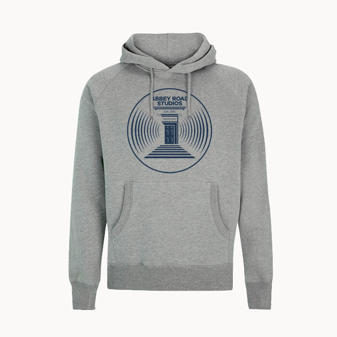 Abbey Road Studios Sonic Logo Grey Hoodie Abbey Road