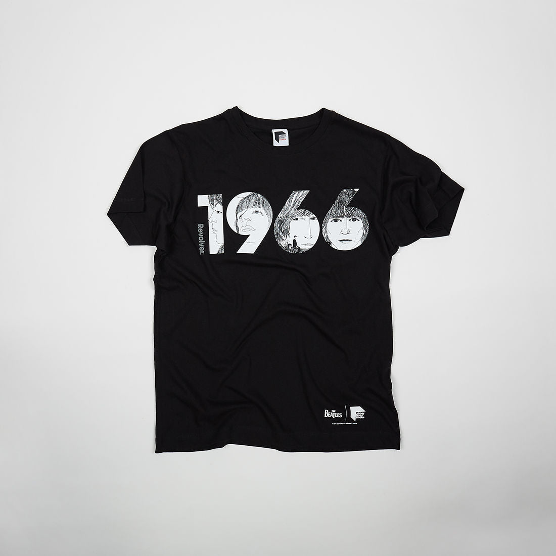 Maglietta Ufficiale The Beatles - Revolver Album Cover - Unisex Bianca, Cotone Morbido, Rock Off