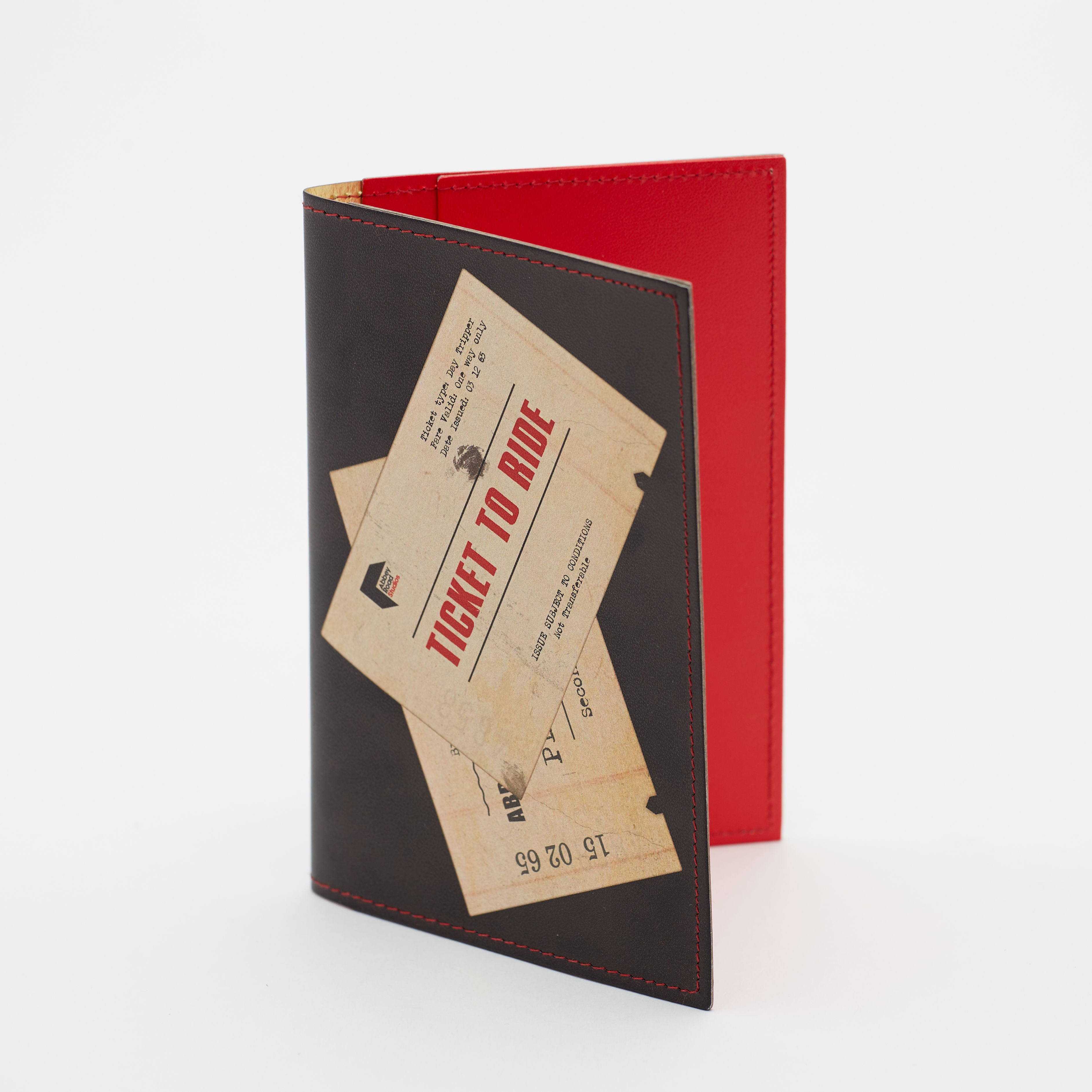Abbey Road Studios - Leather Passport Holder - Ticket To Ride
