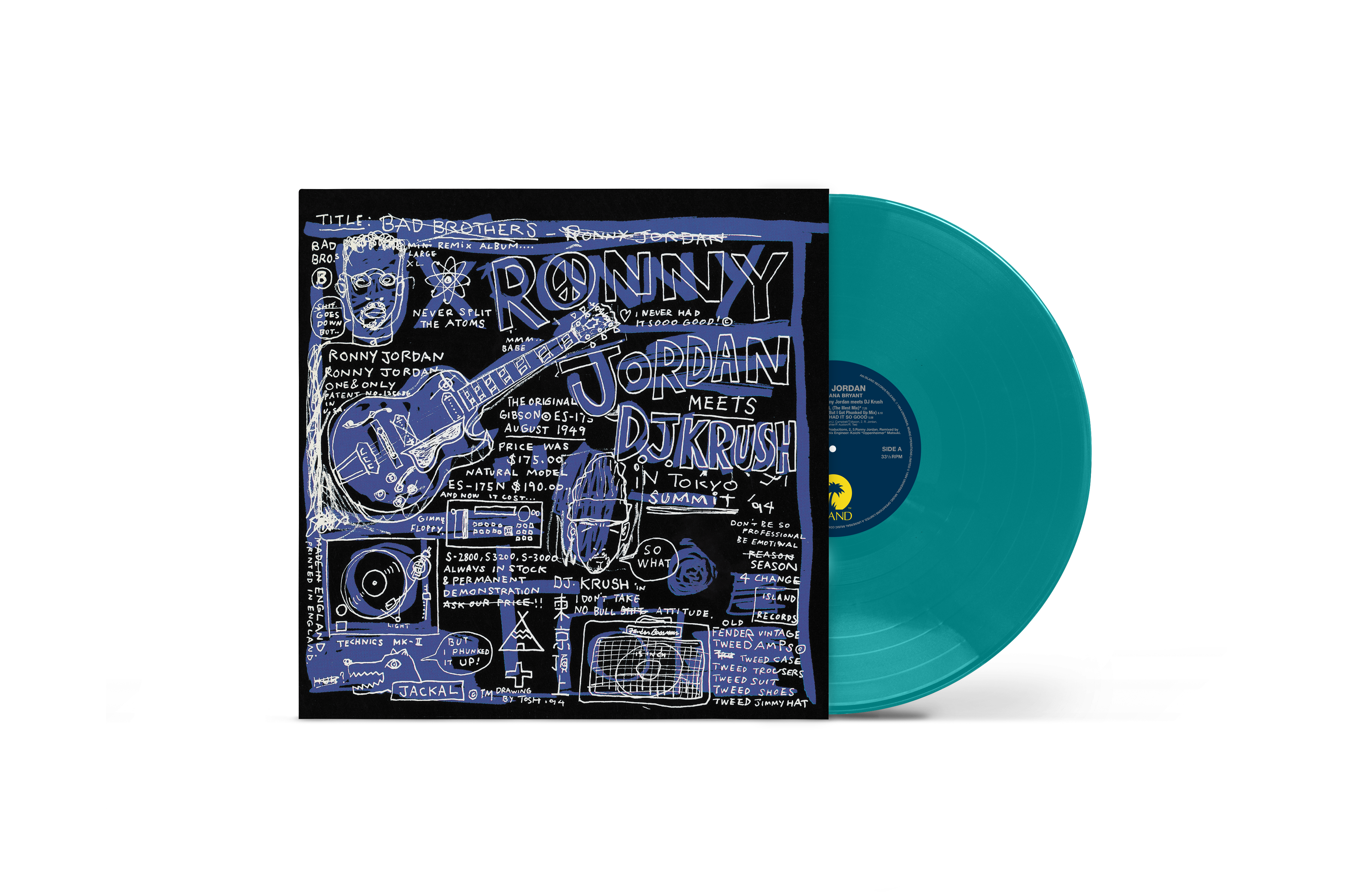 Ronny Jordan, DJ Krush - Bad Brothers: Limited Edition Teal Vinyl LP