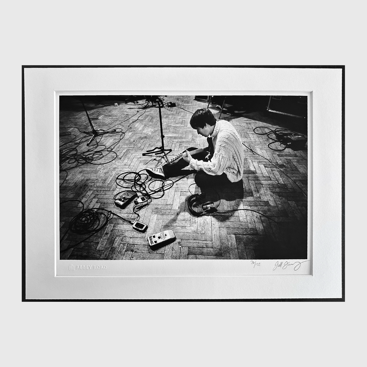 Abbey Road Studios - Oasis Noel Studio Floor Limited Edition Print by Jill Furmanovsky