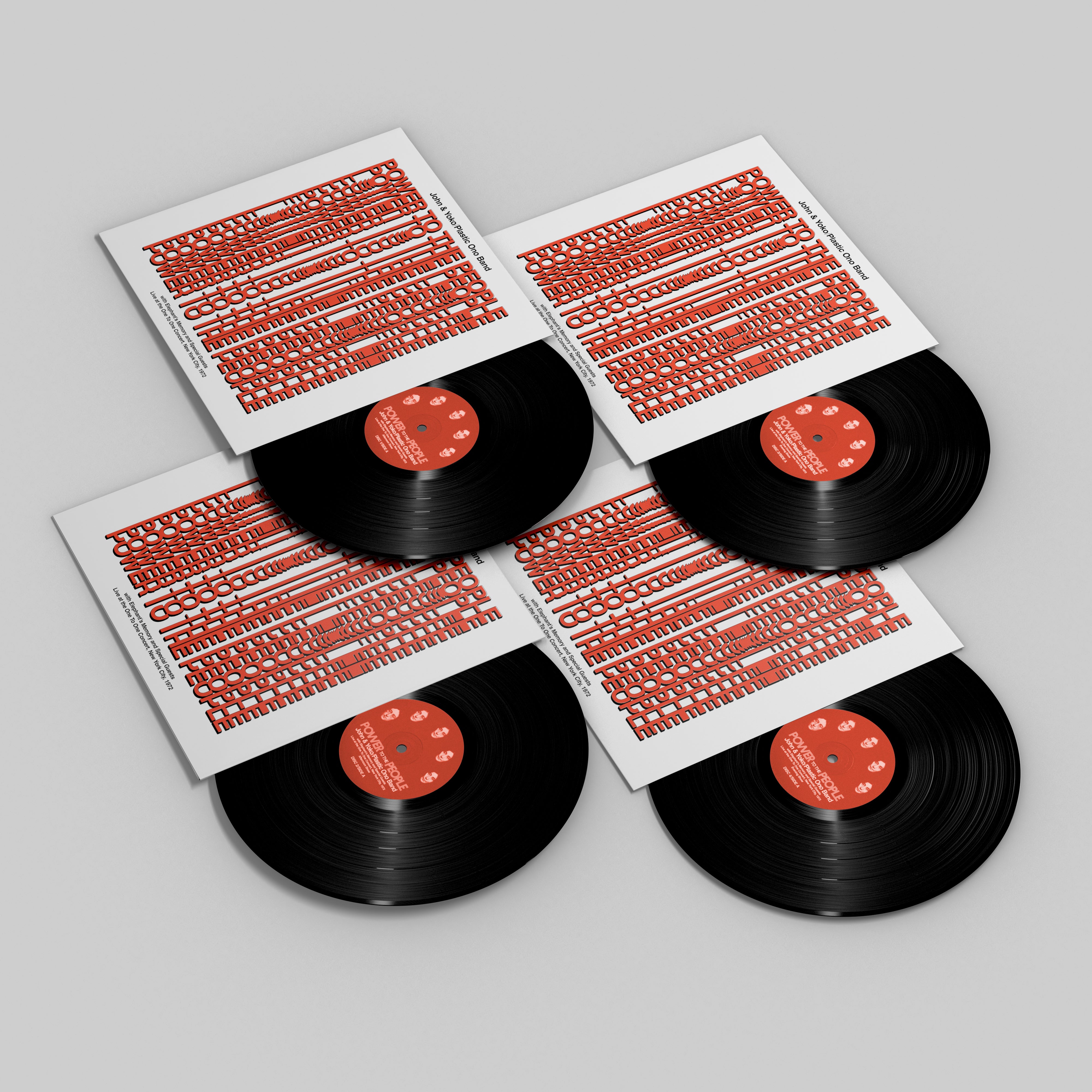 John Lennon, Yoko Ono - Power To The People 4LP