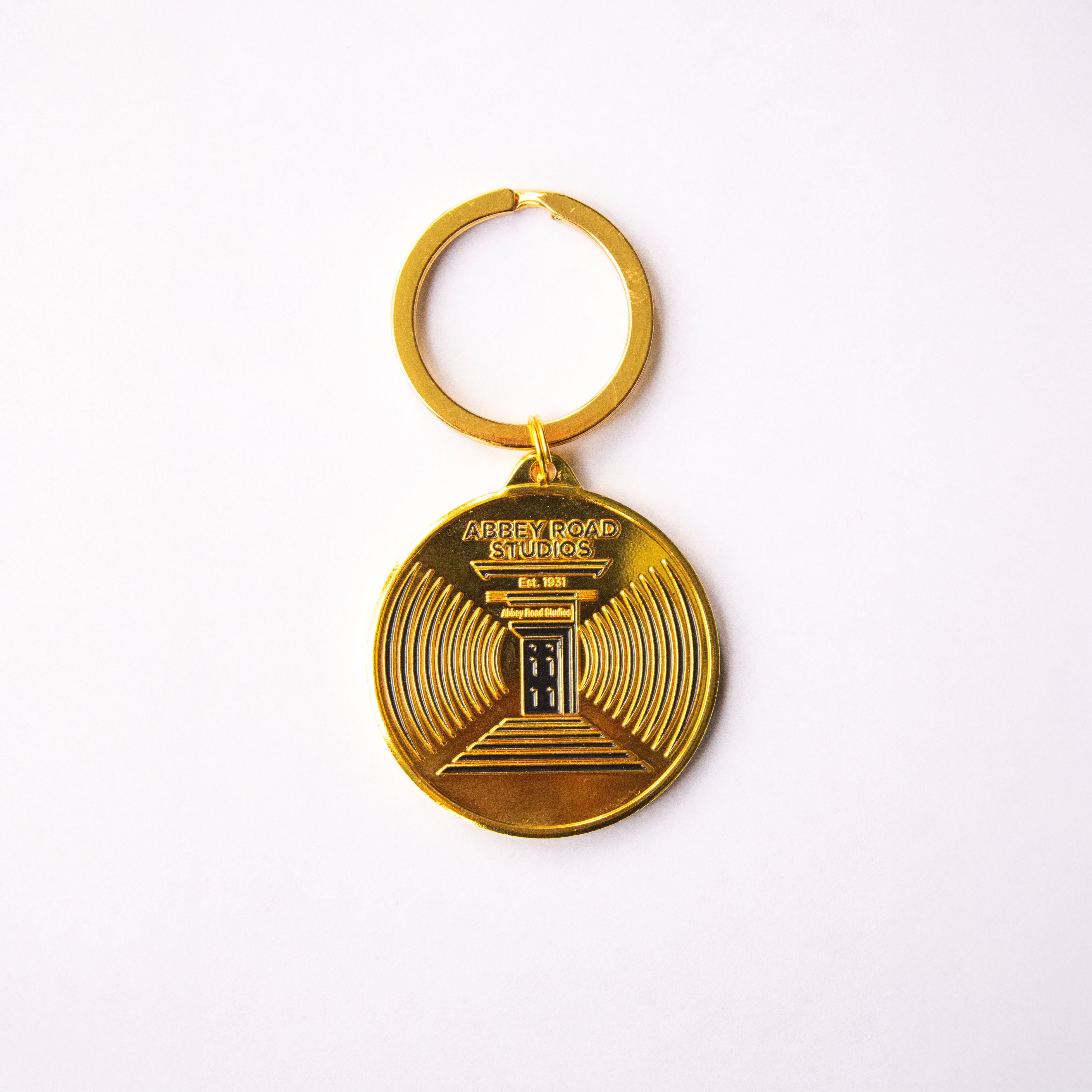 Abbey Road Studios - Abbey Road Studios Sonic Logo Gold Keyring