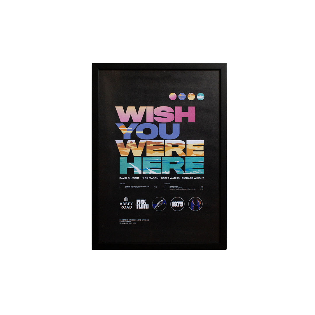 Abbey Road Studios - Pink Floyd Wish You Were Here 50 Poster