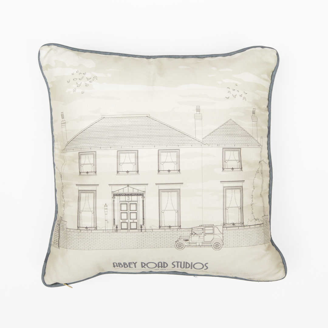 Abbey Road Studios - Abbey Road Studios Established 1931 Blue Cushion Cover