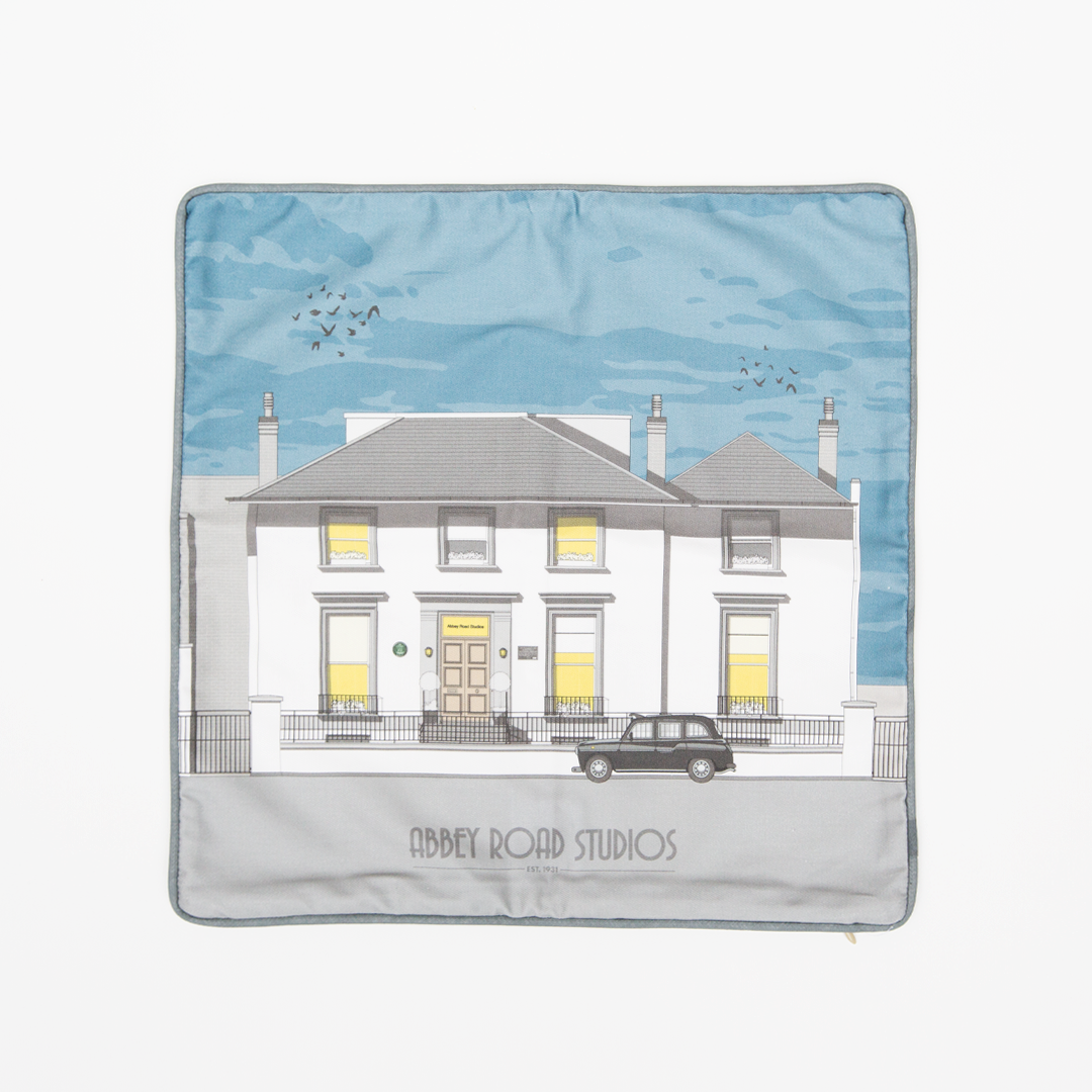Abbey Road Studios - Abbey Road Studios Established 1931 Blue Cushion Cover