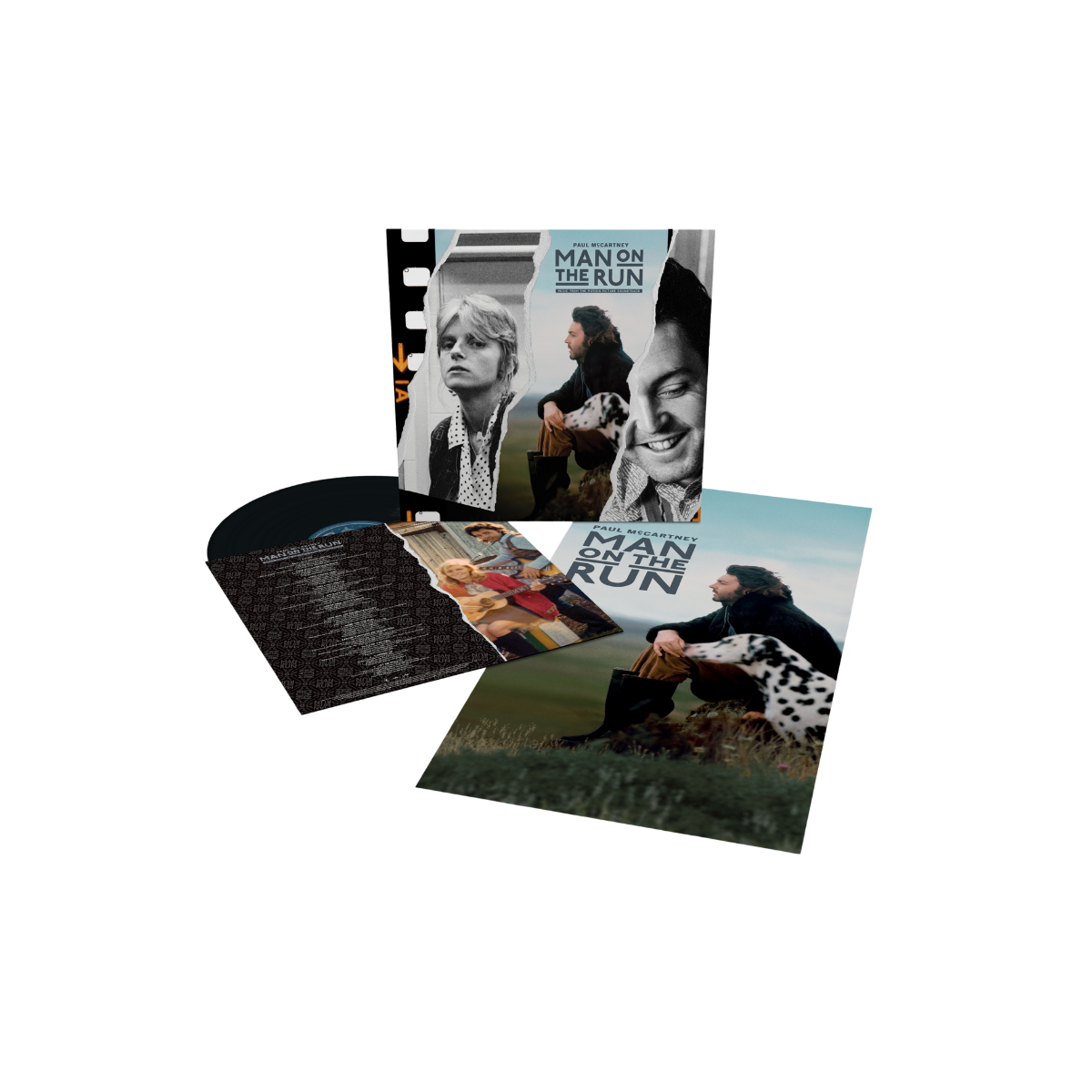 Paul McCartney, Wings - Paul McCartney and Wings - Man on the Run (LP)