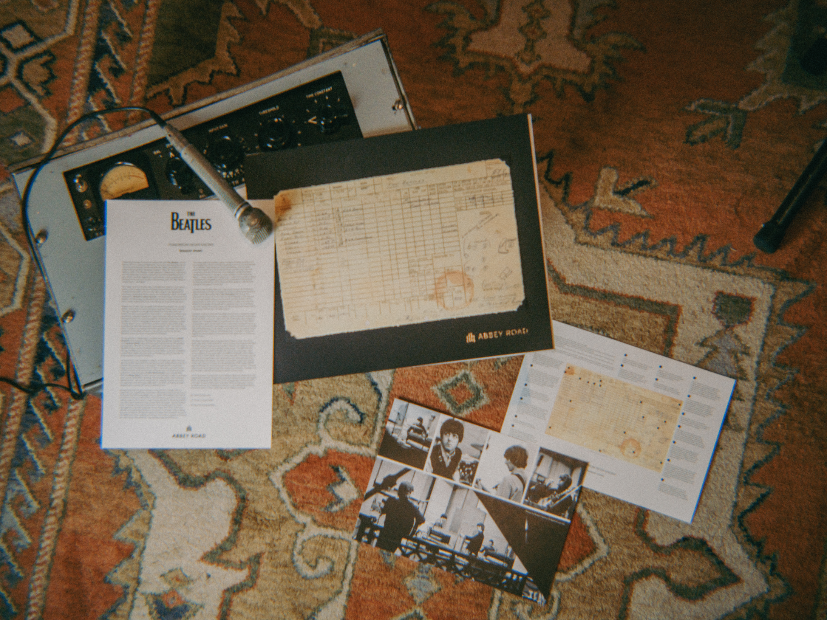 Abbey Road Studios - Abbey Road x The Beatles ‘Tomorrow Never Knows’ Session Sheet