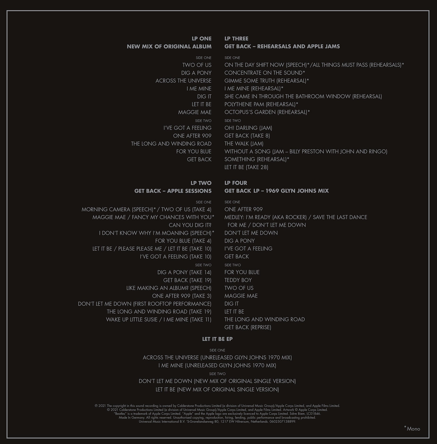 Abbey Road & Let it Be 記念レコードセット Amazon.com: Abbey Road Anniversary & Let It Be Special