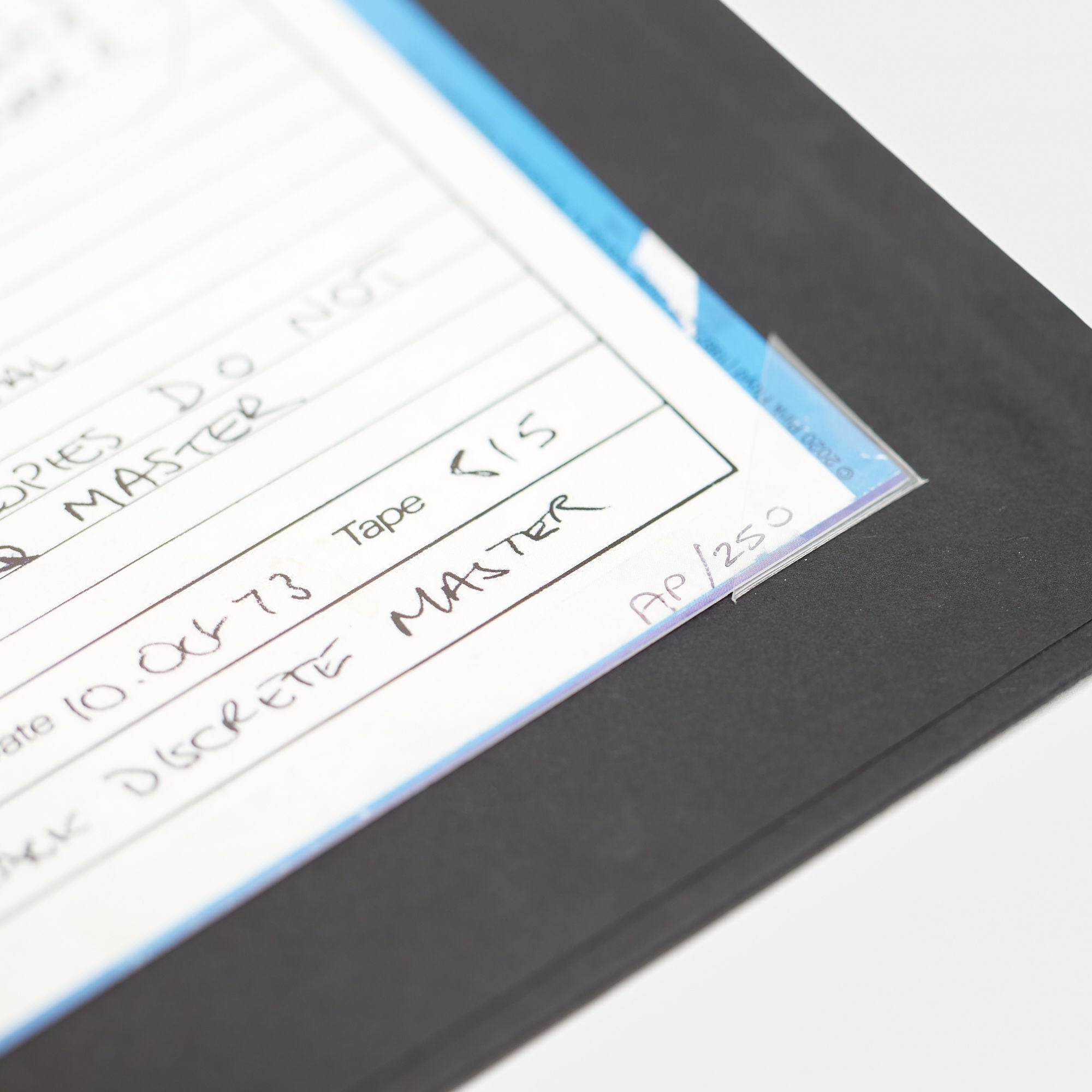 Abbey Road Studios - Pink Floyd The Dark Side of the Moon EMI Tape Box Folio - Side Two
