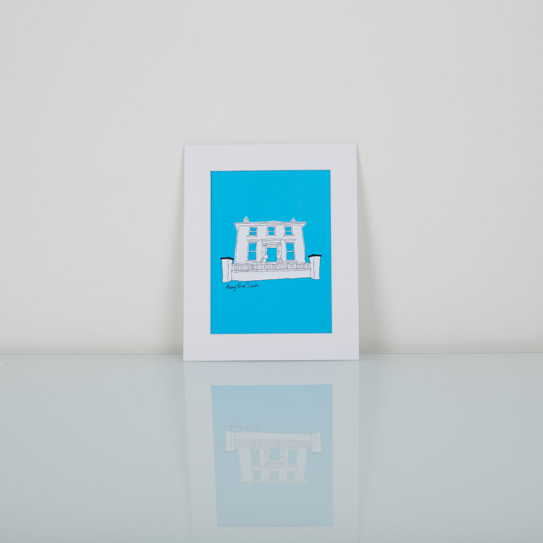 Abbey Road Studios - Abbey Road House Print Blue