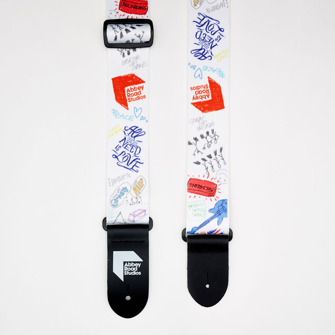 Abbey Road Studios - Abbey Road Studios The Beatles Graffiti Guitar Strap