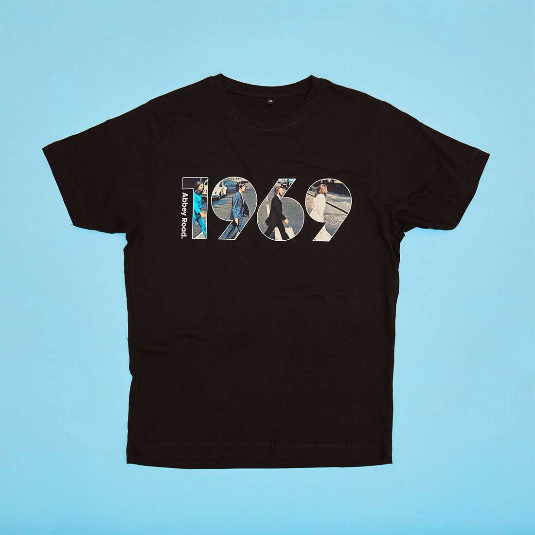 Abbey Road Studios - The Beatles Abbey Road 1969 Black T shirt