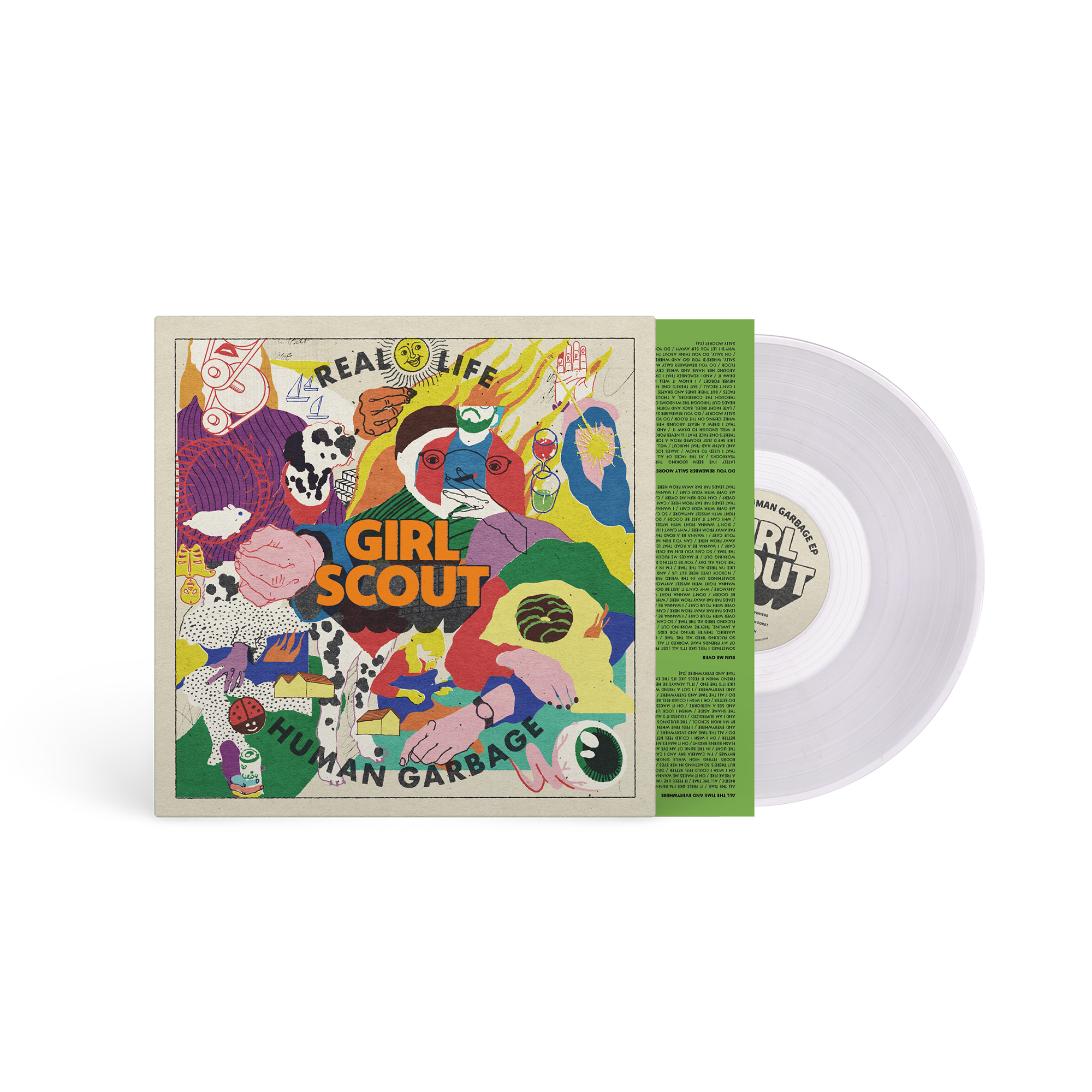 Girl Scout - Real Life Human Garbage / Granny Music: Limited Clear Vinyl LP
