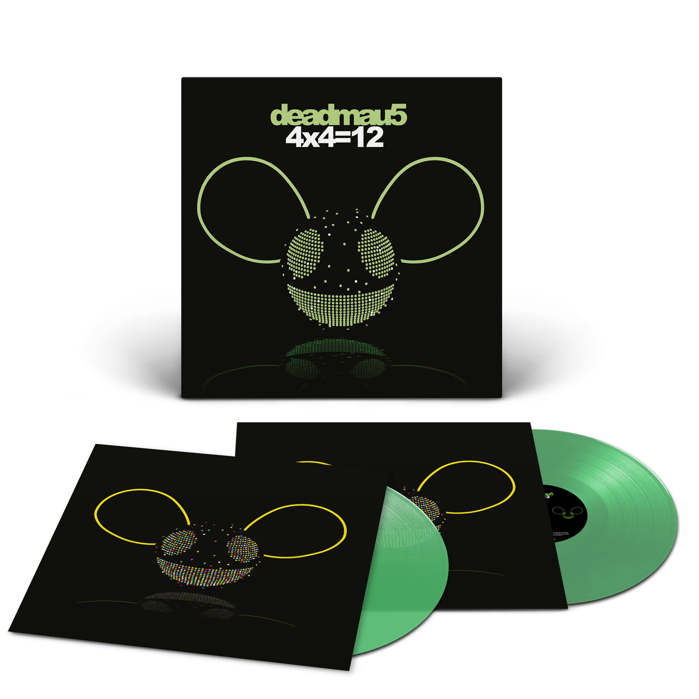 deadmau5 - 4x4=12: Translucent Green Vinyl 2LP