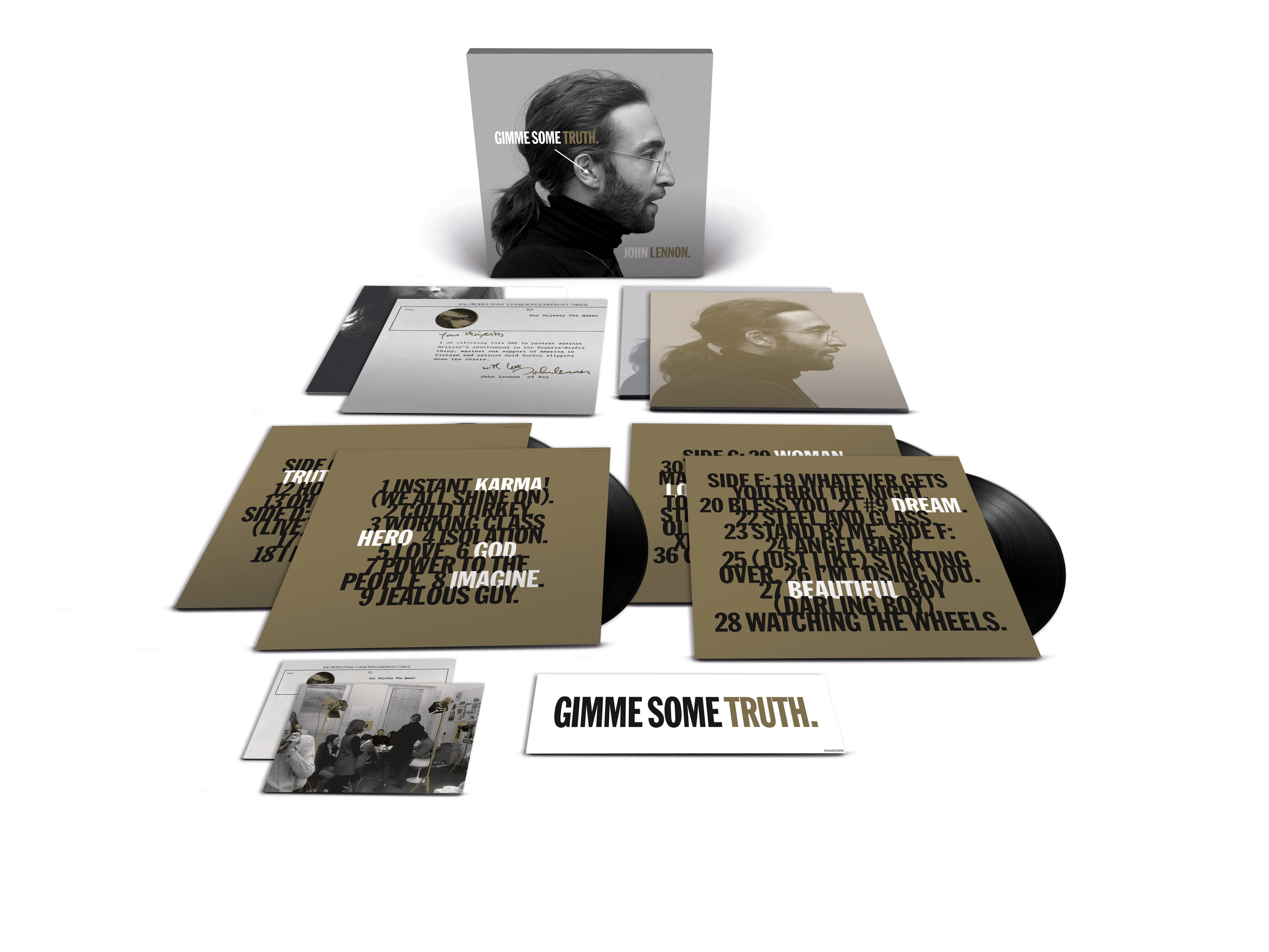 John Lennon & Yoko Ono - GIMME SOME TRUTH: Limited Vinyl 4LP Box