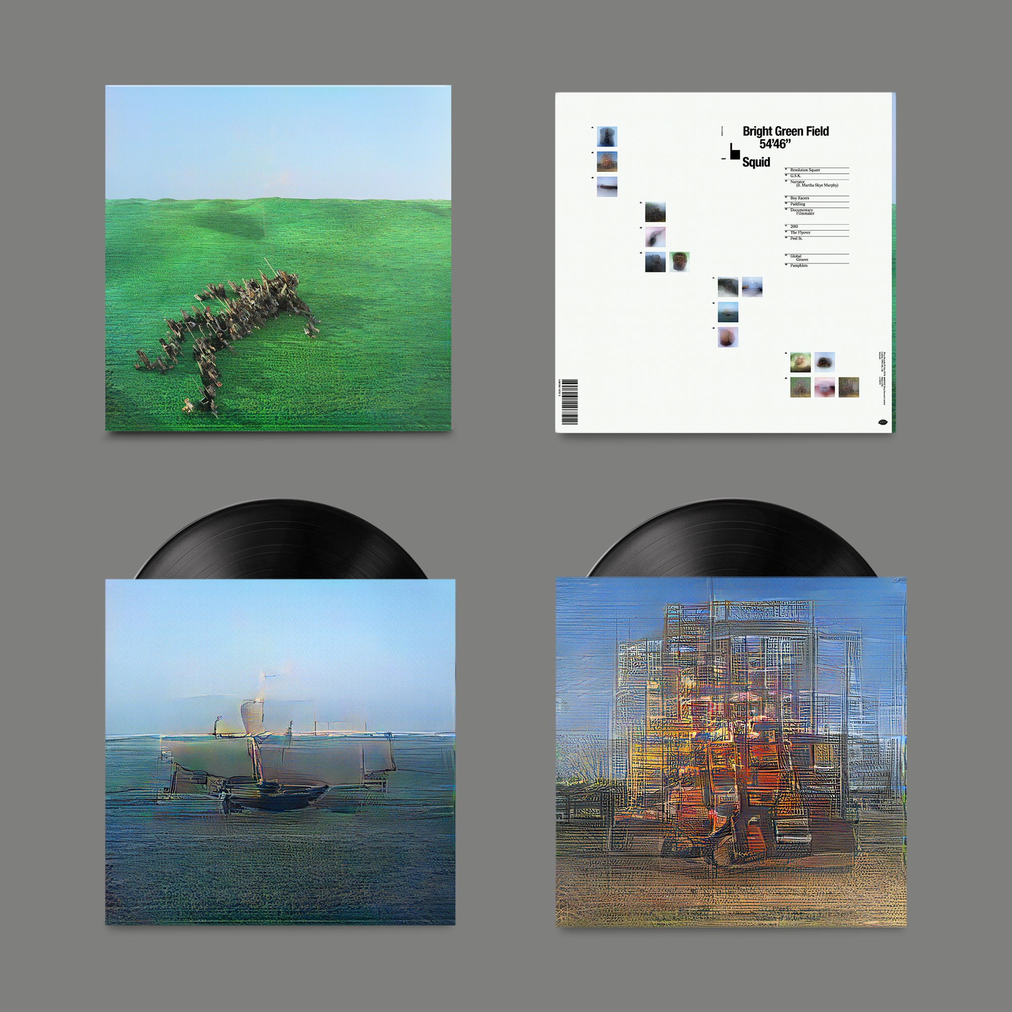 Squid - Bright Green Field: Signed Exclusive Gatefold Vinyl 2LP
