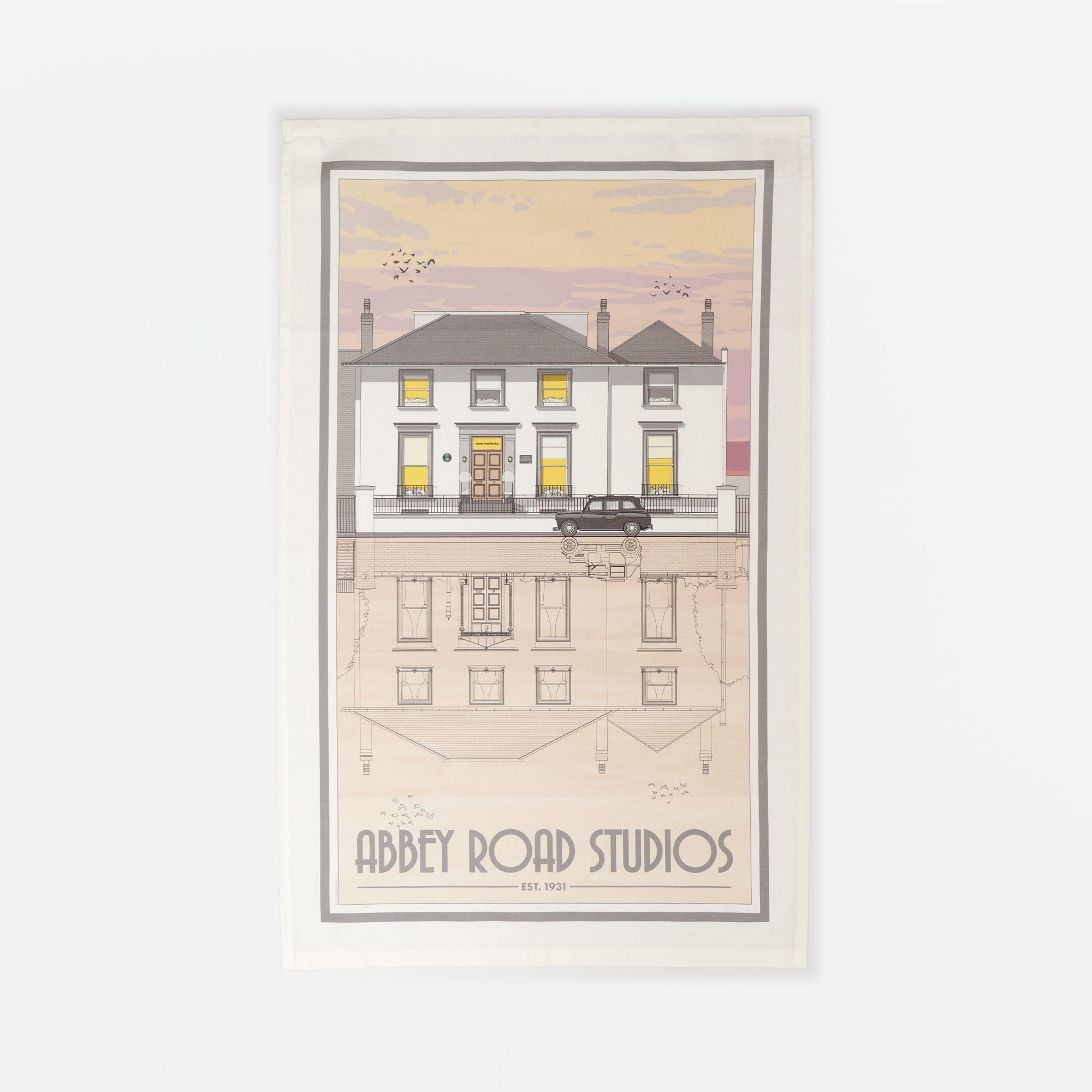 Abbey Road Studios - Abbey Road Studios Established 1931 Tea Towel